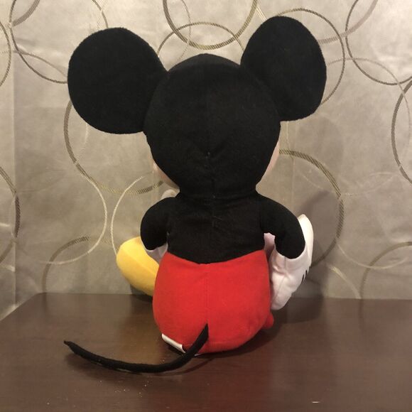 Disney Mickey Mouse Be My Valentine Plush Pink Heart Stuffed Animal Just Play - Picture 5 of 10